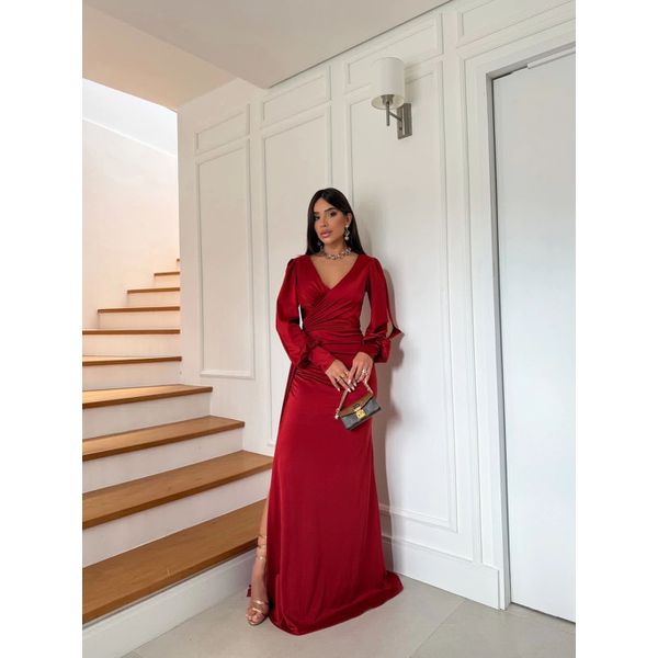 Vestido Melinda Terracota