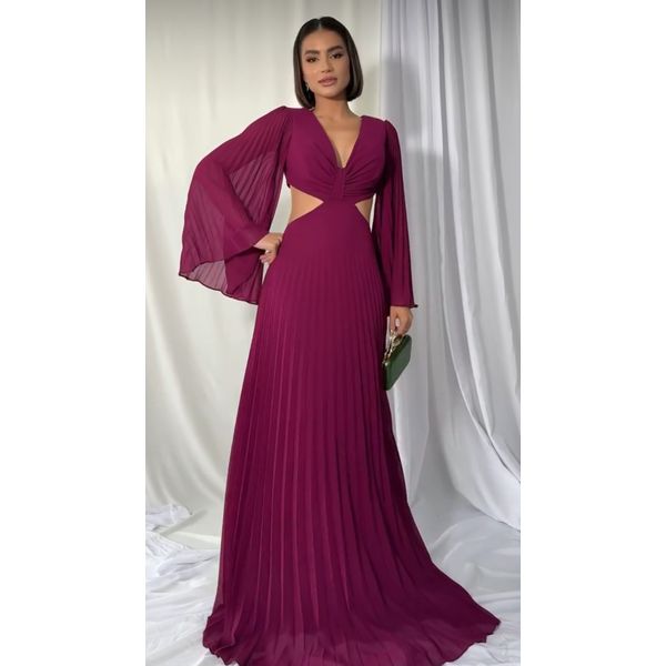 Vestido Simone Fúcsia 