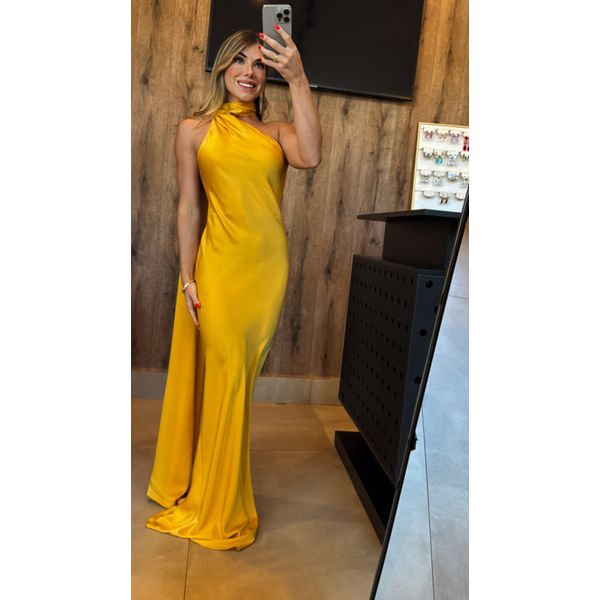 Vestido Grécia Amarelo