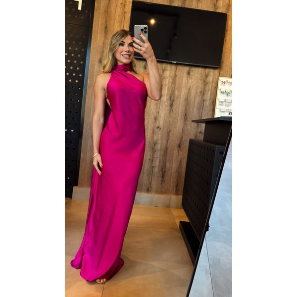 Vestido Grécia Fucsia