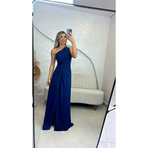 Vestido Fluity Azul Marinho