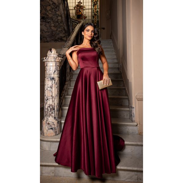 Vestido Dayane Marsala