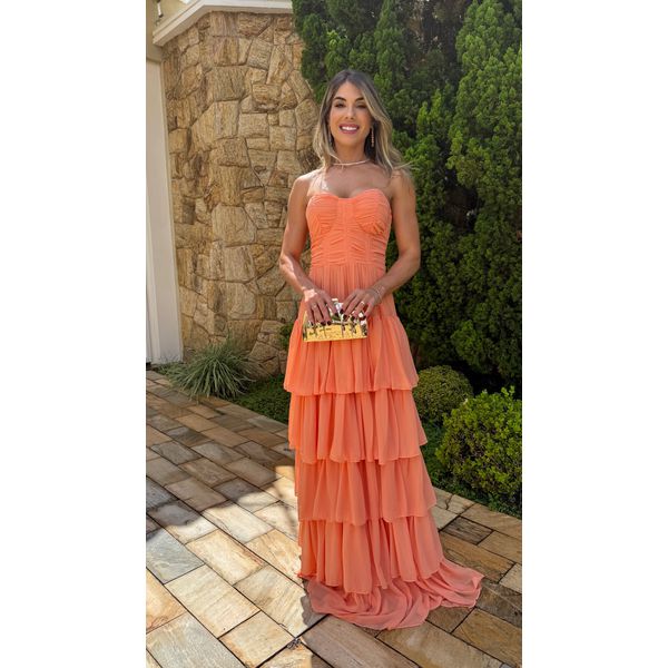 vestido Lorena Coral
