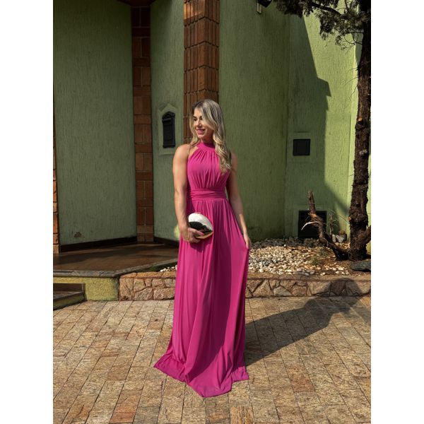 Vestido Romana Tule Pink 