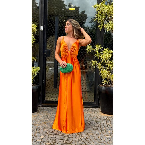 vestido juliana laranja