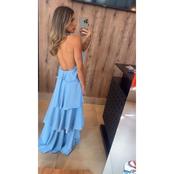 Vestido Rubia azul serenity