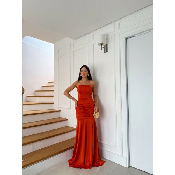 Vestido Ana Terracota