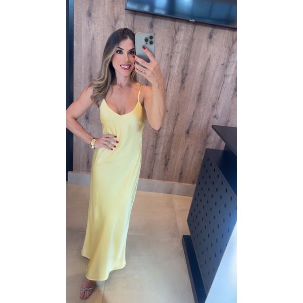 vestido Maiara amarelo