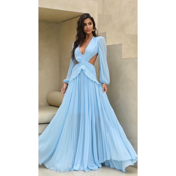 vestido Elaine azul serenity