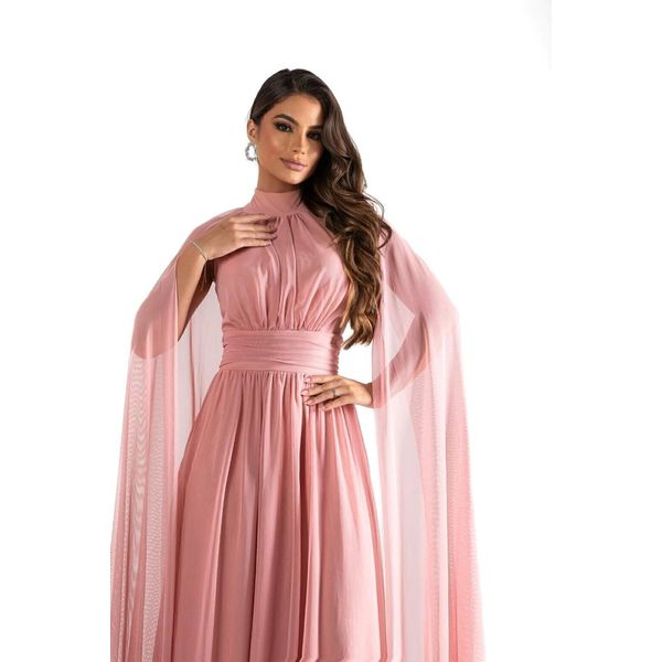 Vestido Romana Capa Rose