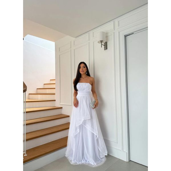 Vestido Gabrielle Branco