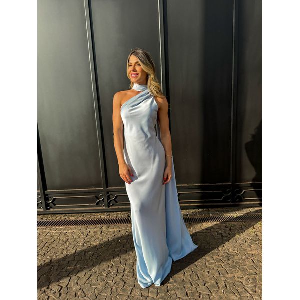 Vestido Grécia Azul Serenity