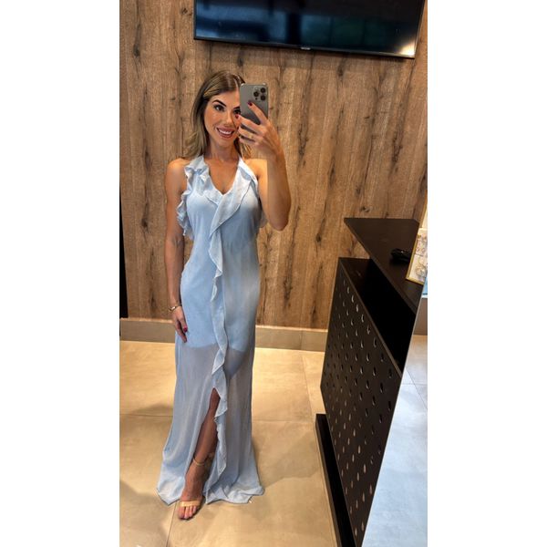 vestido Mariane azul serenity 