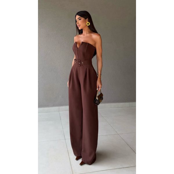 macacão Mile marrom