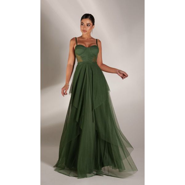 Vestido Eloá Verde Oliva 