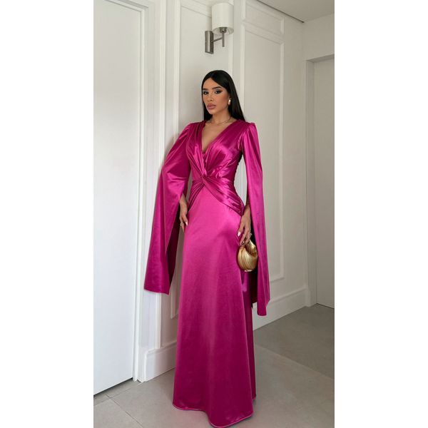 Vestido Fernanda Fucsia 