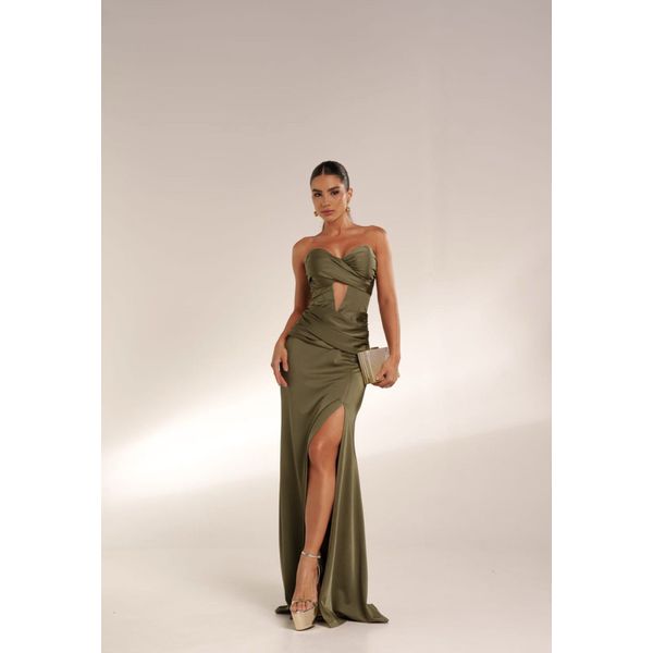 Vestido Samanta Verde Oliva
