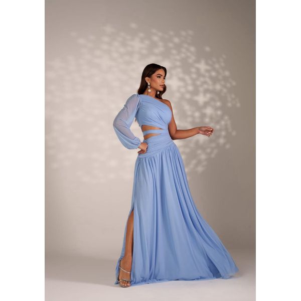Vestido Stéfany Azul Serenity