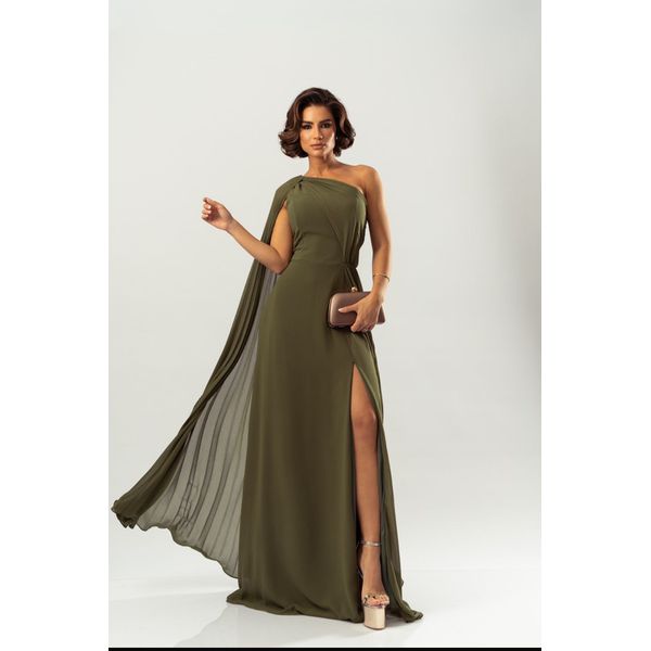 vestido Ayla verde oliva 