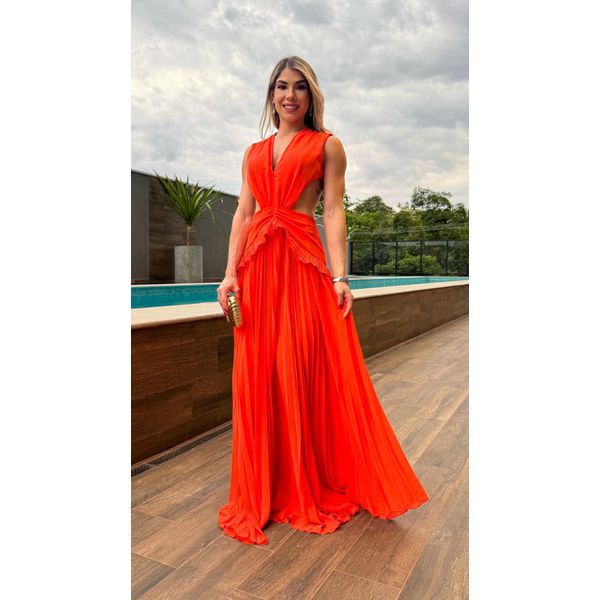 vestido Elaine laranja 