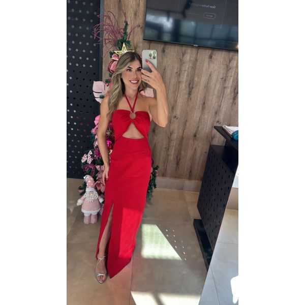 vestido Rebecca vermelho