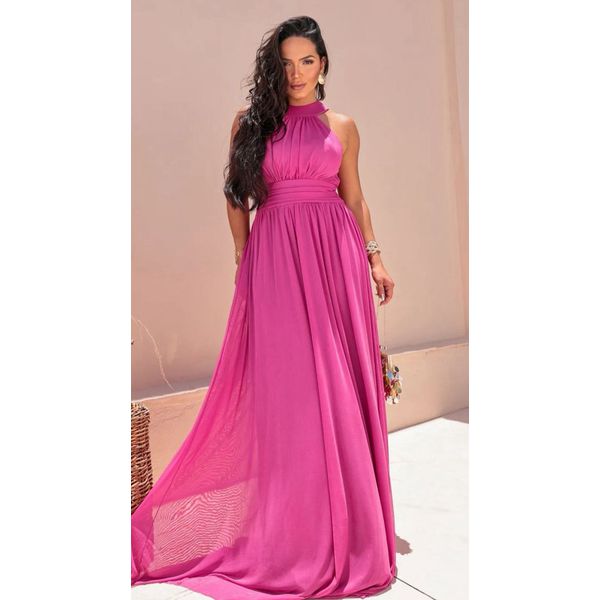 Vestido Romana Tule Pink 