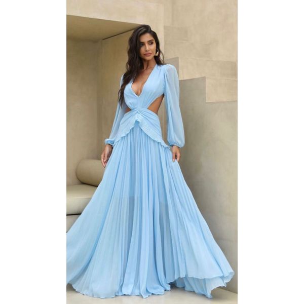 vestido Elaine azul serenity