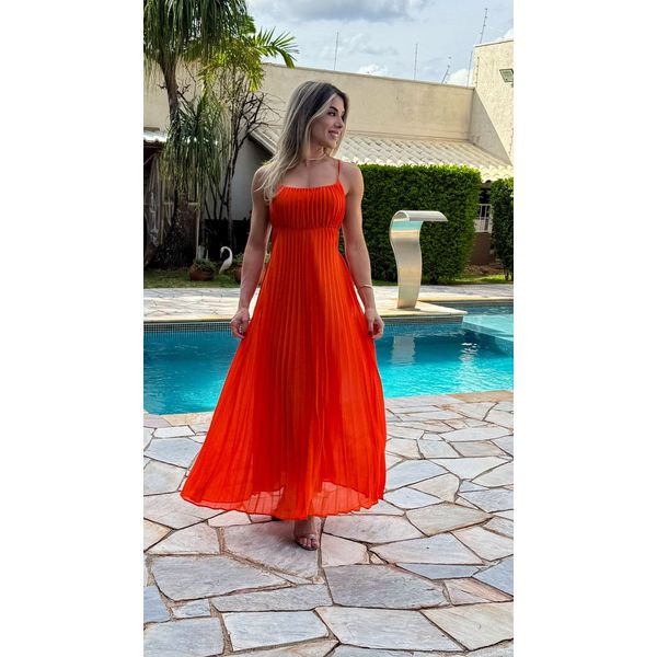 vestido alana laranja 