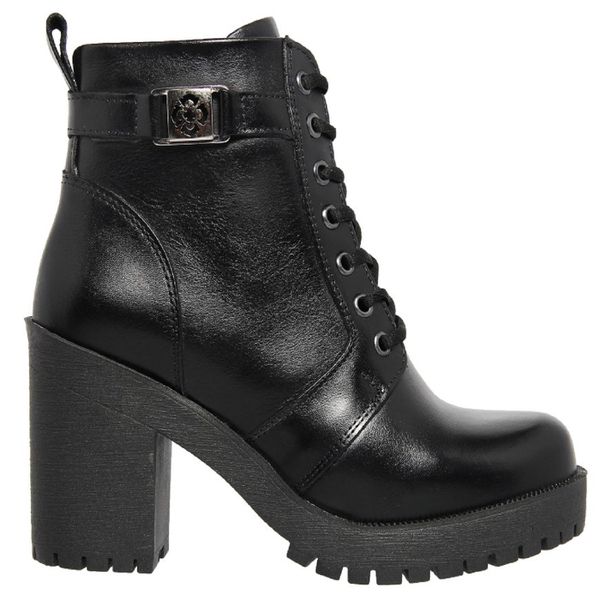 Botas de couro feminina salto alto clearance