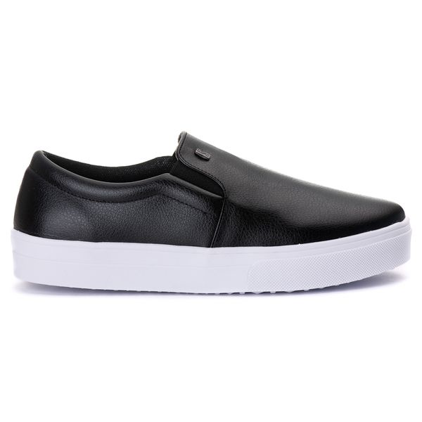 Tênis Feminino Slip On Preto Floripa