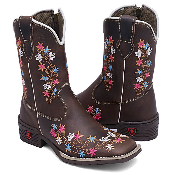 Bota Texana Bota Feminina Infantil 2019 Texana Botita Botas Texanas 2019  BOTA TEXANA EM COURO MUSTANG