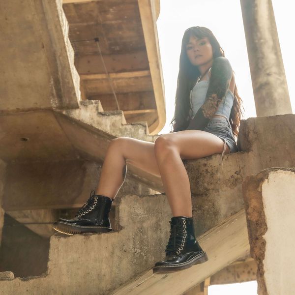 Coturno Inglês Estilo Veggie Preto Prata Baixa ESTILO VEGGIE SHOES