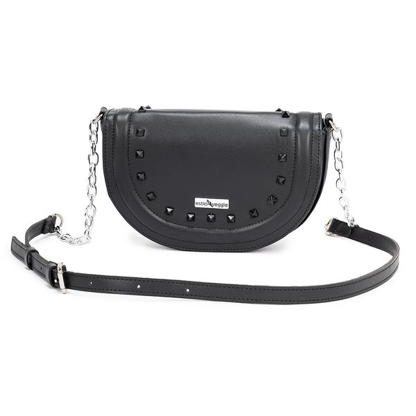 Bolsa Transversal Crossbody Meia Lua Preto