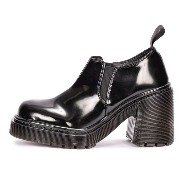 Sapato Plataforma Constança Estilo Veggie Verniz Preto