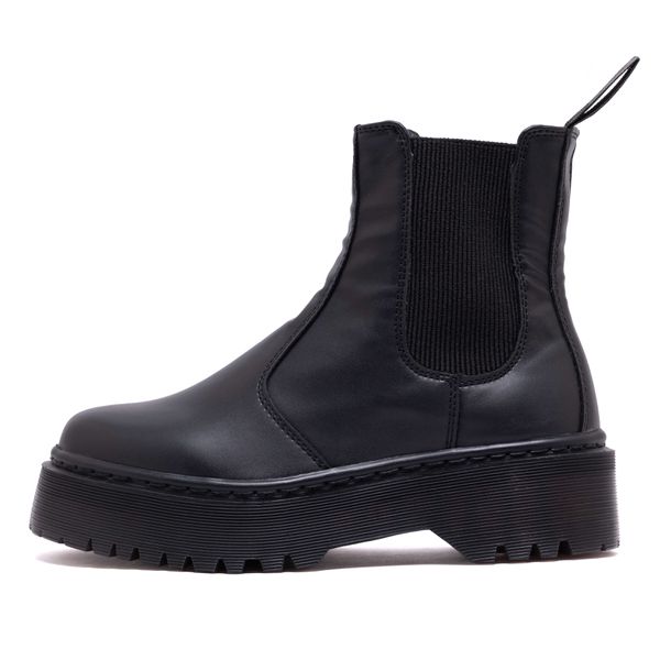 Bota Tratorada Chelsea Estilo Veggie All Black