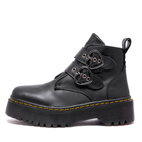 Coturno Estilo Inglês Afrodite Preto