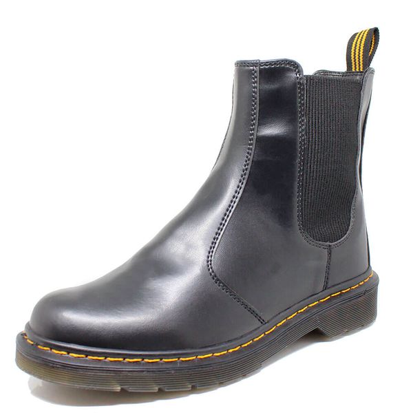 Bota Chelsea Estilo Veggie Preto Baixa