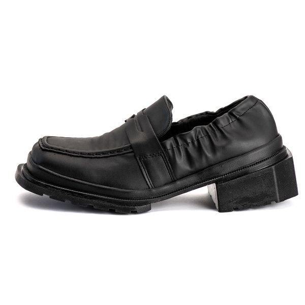 Sapato Mocassim Cano Canelado Sevilha Preto