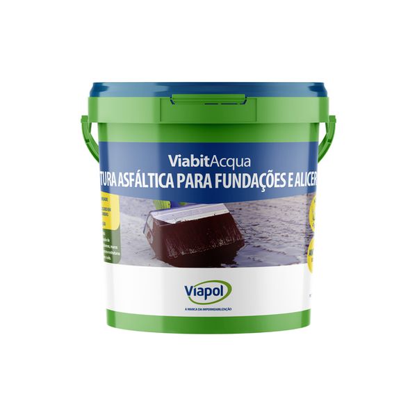 Viabit Acqua Emulsão Asfáltica 3,6 Litros Viapol 