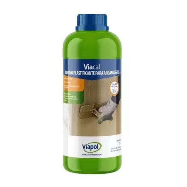 Viacal Aditivo Plastificante Para Argamassas 1 Litro Viapol