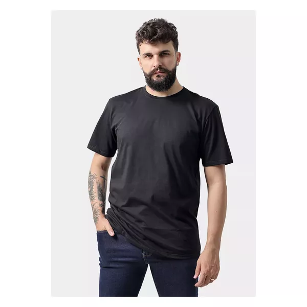 Camiseta Básica Algodão Preta