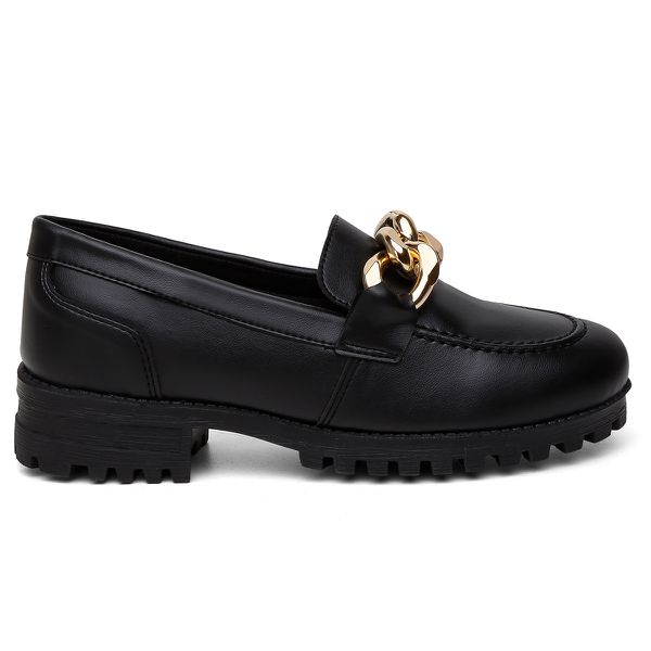 Mocassim Elisa Sandy Corrente Preto