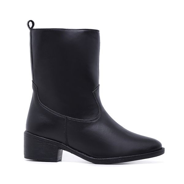 Bota Western Ana Cano Medio Preta