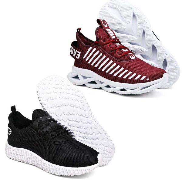 Kit 2 Tênis Unissex Evoltenn Easy Modelos Diferentes Bordo e Preto Branco