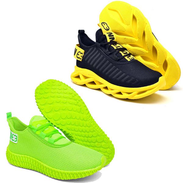 Kit 2 Tênis Unissex Evoltenn Easy Modelos Diferentes Preto Amarelo e Verde