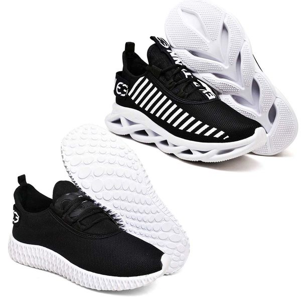 Kit 2 Tênis Unissex Evoltenn Easy Modelos Diferentes Preto Branco