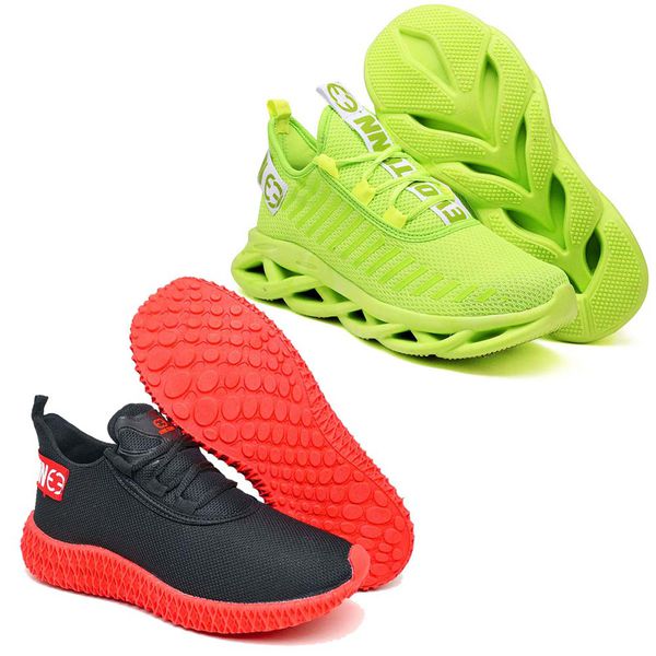 Kit 2 Tênis Unissex Evoltenn Easy Modelos Diferentes Verde e Preto Vermelho