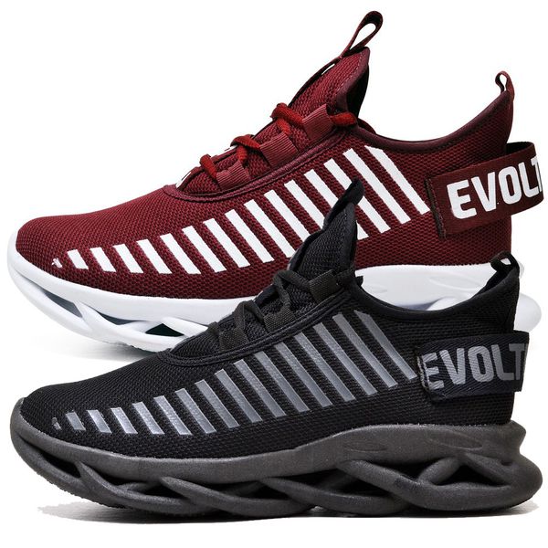 Kit 2 Tênis Easy Style Unissex Evoltenn Solado Trançado Bordo e Black