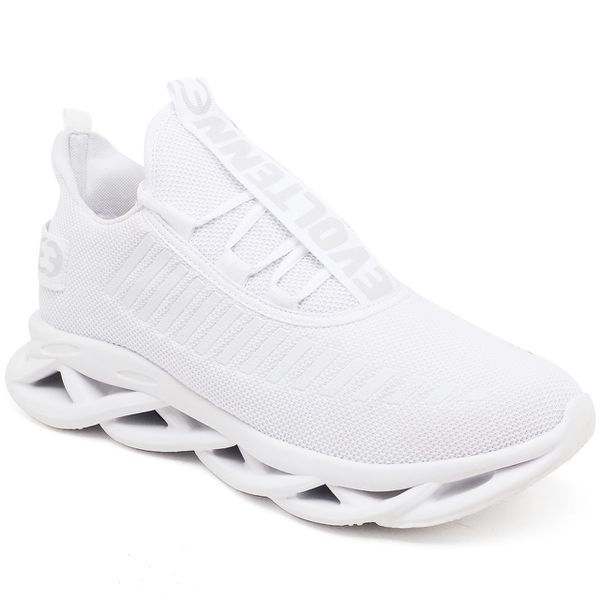 Tênis Easy Style Masculino Evoltenn Solado Trançado White