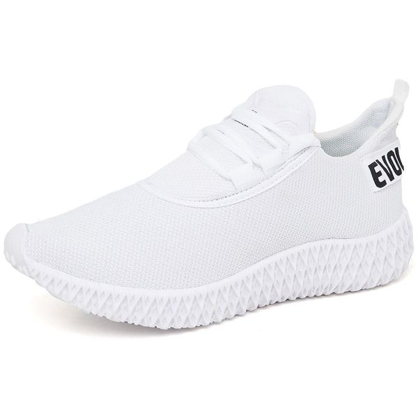 Tênis Boost Feminino Evoltenn Esporte Casual Colmeia Branco